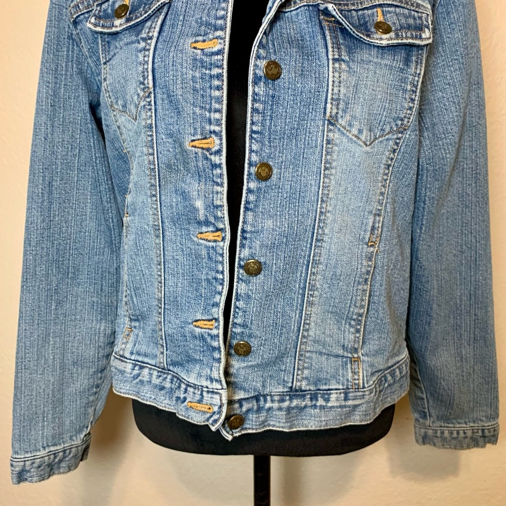 Vintage 90’s Y2K Disney Store Mickey Mouse Denim Jean Jacket Blue Size Medium - Picture 6 of 16